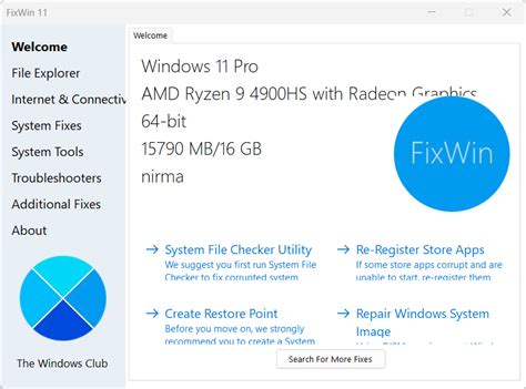 Best App To Fix Issues In Windows 11 FixWin 11