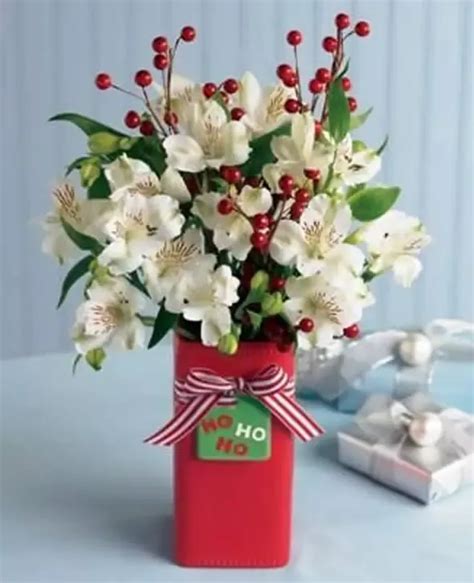 Brillantes Compostions Florales Faire Pour Les F Tes De No L Em