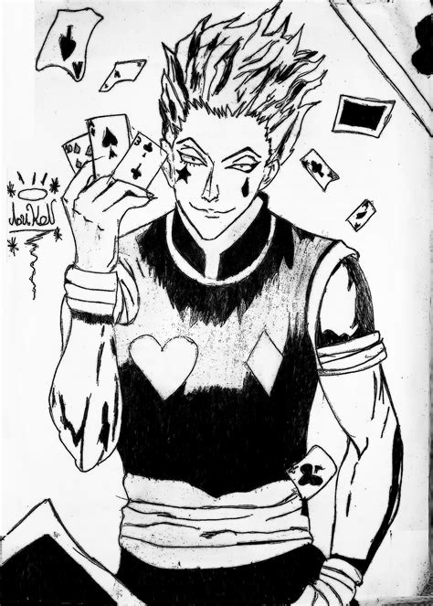 Hunter X Hunter 2011 Hisoka Ink Colors By Loyken On Deviantart