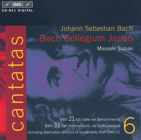 Bach J S Cantatas Vol Bwv Album By Johann Sebastian