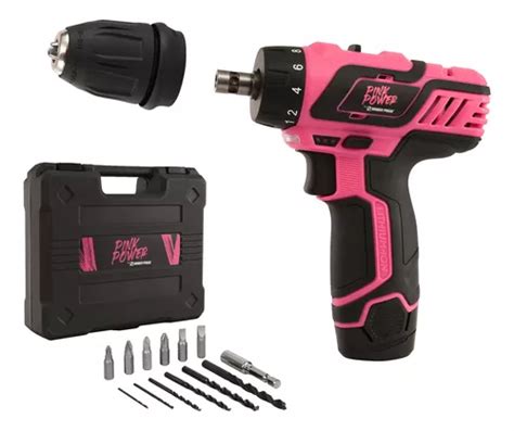 Taladro Atornillador 12v Pink Power By Dowen Pagio 9990530 Color Rosa