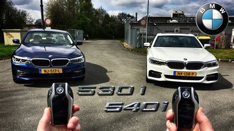 BMW 5 Series REVIEW 530i vs 540i POV Test Drive on AUTOBAHN by ...