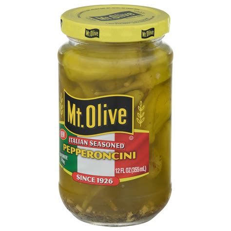 Mt Olive Italian Seasoned Pepperoncini 12 Fl Oz 12 Fl Oz Shipt