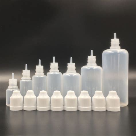 5ml 120ml LDPE Liquid Dropper Bottles With White Caps PBottle Net