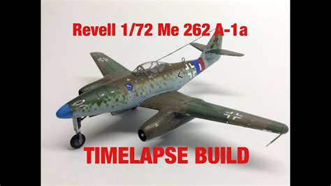 Revell 1 72 Me 262 A 1 TIMELAPSE BUILD YouTube