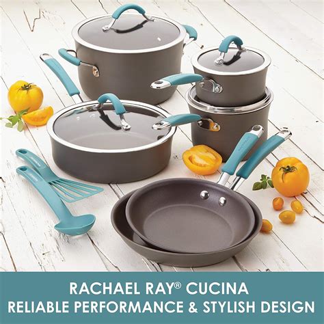 Rachael Ray Cucina Juego De Ollas Y Sartenes Antiadherentes