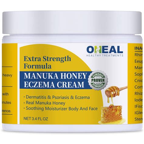 Oheal Manuka Honey Eczema Cream Eczema Cream For Adults One Bottle For