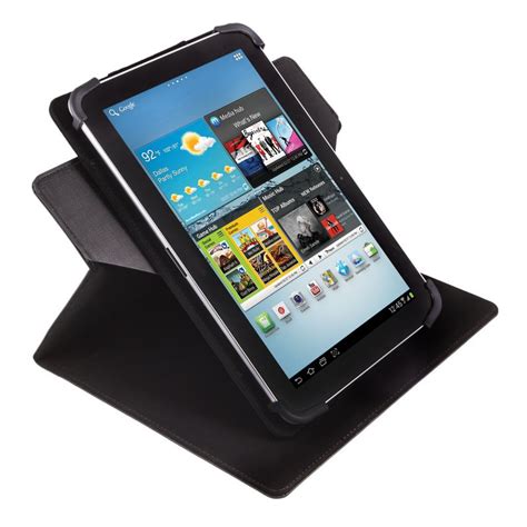 SilverHT Funda Universal Rotatory Negra Para Tablet 9 10 1