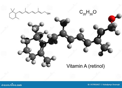 Chemical Formula Structural Formula And 3d Ball And Stick Model Of