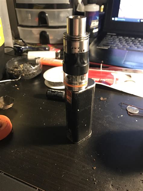 Made A Dry Herb Vaporizer Attachment For A Simple Box Mod Out Of Spare