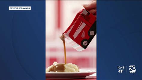 Red Wings giving away zamboni-shaped gravy boats on Thanksgiving eve game