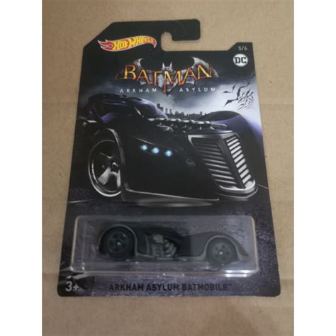Hot Wheels Arkham Asylum Batmobile Card Slightly Curved Shopee Malaysia