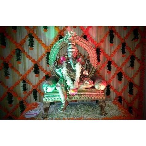 Ganpati Utsav Decoration Service, in Vasai, Maharaj Interior Decorators ...