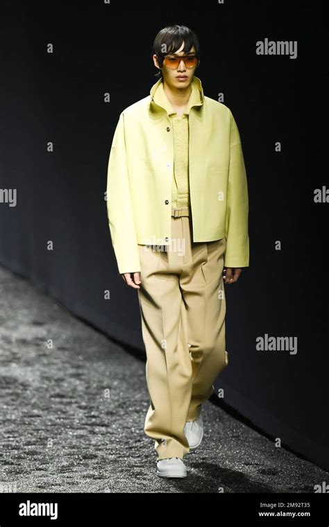 Milan Italy 16th Jan 2023 Milan Men Fashion Week Fall Winter 2023