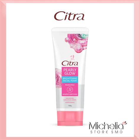 Citra Pearly Glow Brightening Facial Foam Gr Lazada Indonesia