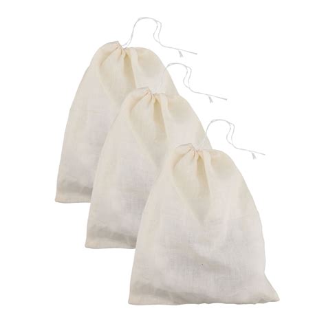 Balieda 3pcsset Cheesecloth Bags For Straining Reusable Cold Brew Coffee Cheese Cloths Strainer