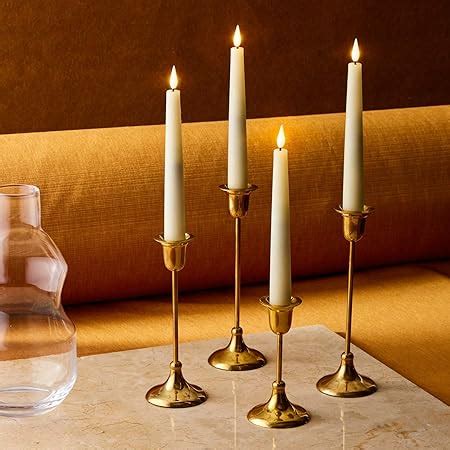 Amazon Homemory Real Wax Led Flameless Taper Candles With Remote