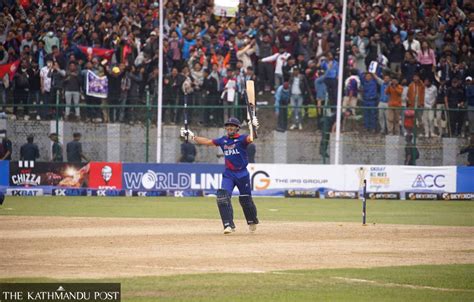 Tu Cricket Ground Erupts In Joy As Nepal Lift Acc Premier Cup