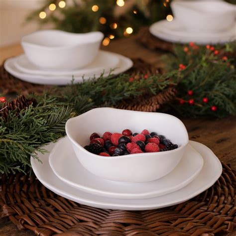Vida Nube Cereal Bowl Set Of 4 White
