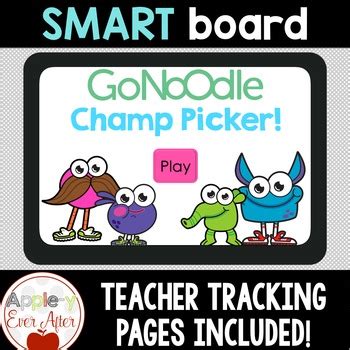 GoNoodle Champ Picking Game by Apple-y Ever After | TpT