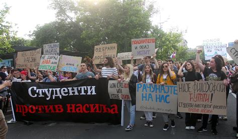 Foto Kako Je Izgledao Sedmi Protest Srbija Protiv Nasilja