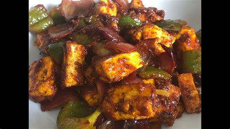 A Quick And Easy Paneer Chilli Fry Recipe Youtube