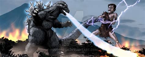 Frankenstein vs Godzilla | Japanese Monster Battle