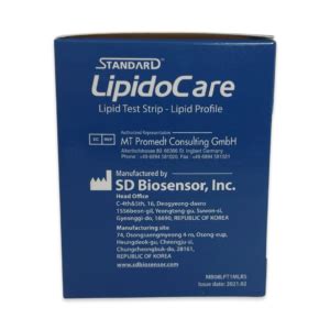 Lipidocare Lipid Profile Test Strips Home Health Uk