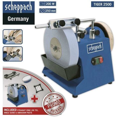 Scheppach Aff Teuse Eau Tiger Moteur Induction W Meule