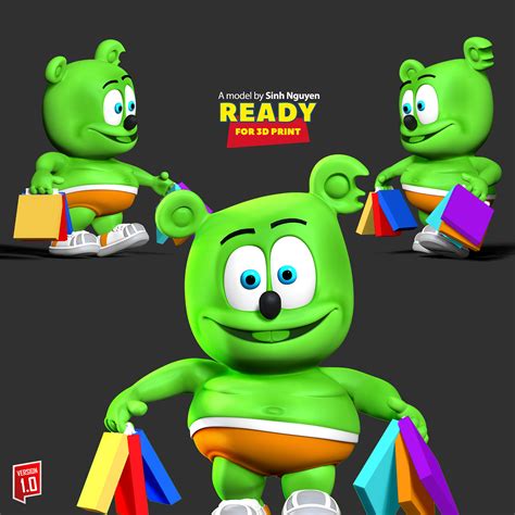 3D file Gummy Bear・3D printer design to download・Cults