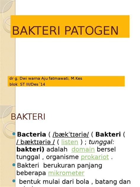 Bakteri Patogen