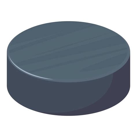 Hockey puck icon, cartoon style 15090509 Vector Art at Vecteezy