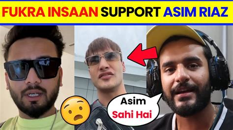 Fukra Insaan Support Asim Riaz Asimz Riaz On Elvish Yadav Elvish