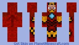 Iron Steve open faced helmet (iron man) Minecraft Skin