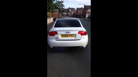 Matts Candy White Audi Rs4 B7 On Start Up Youtube