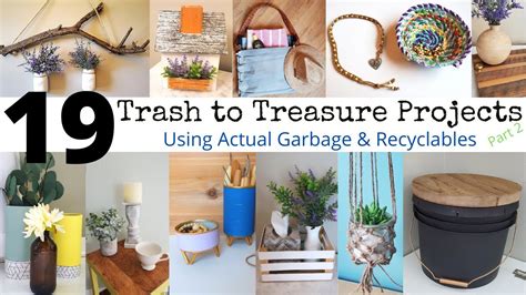 Trash To Treasure Projects Home Decor Using Garbage Recycle Re