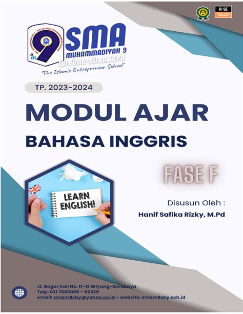 Modul Ajar Bhs Inggris Kelas Xi Nama Penyusun Institusi Tahun Hanif