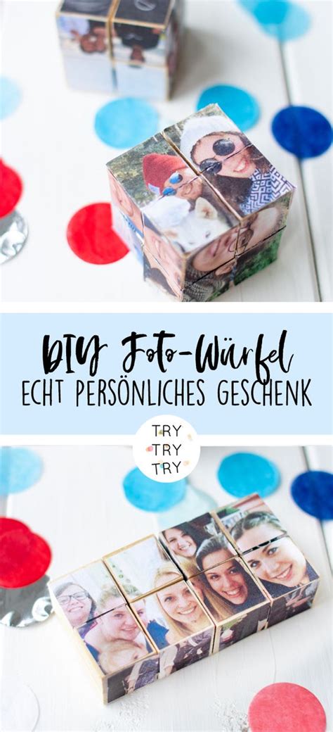 DIY Foto Würfel ein persönliches Geschenk für besondere Menschen