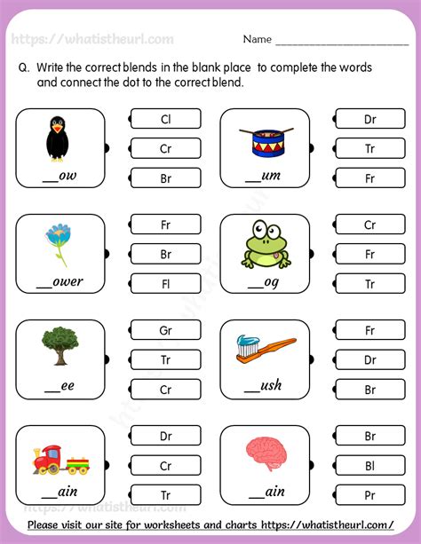 Initial Blend Sl Worksheets Made By Teachers Worksheets Library