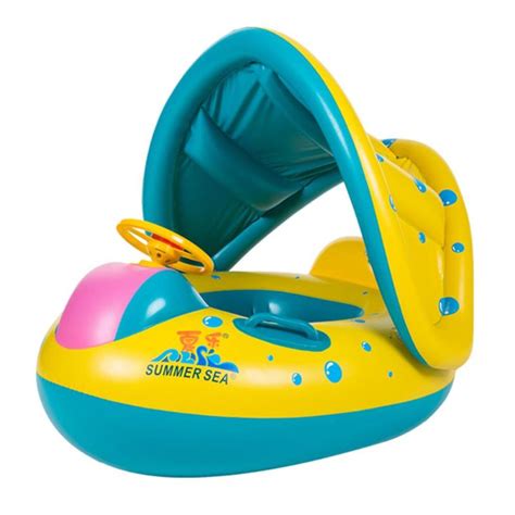 Kinder Schwimmen Ring Yacht Aufblasbare Baby Schwimmen Poolspielzeug