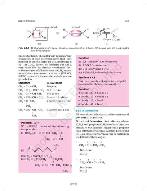 Hydrocarbons Ncert Book Of Class Chemistry Part Ii