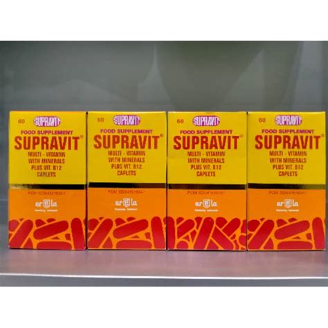 Jual Multi Vitaminsupravit Tablet Isi 60 Tab Shopee Indonesia