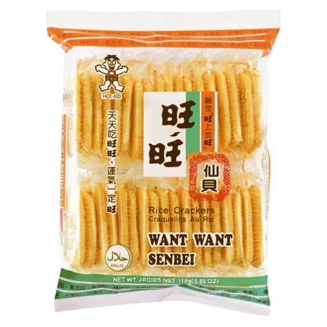 A1 - WANT WANT Senbei Rice Crackers 112g - Hikifood