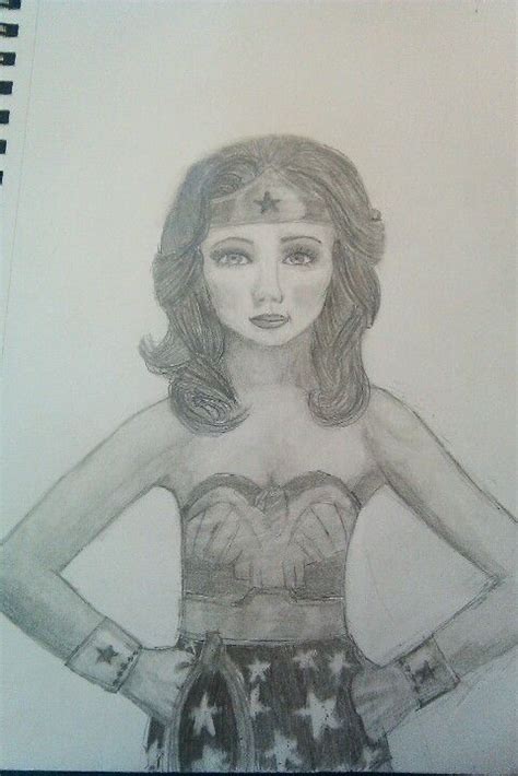 Lynda Carter Wonderwoman Lyndacarter Realistic Drawing Dc Comics