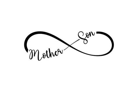 Mother Son Infinity Tattoos