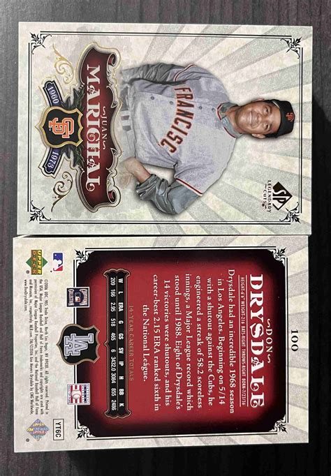 Sportlots Auctions Upper Deck Sp Legendary Cuts Set