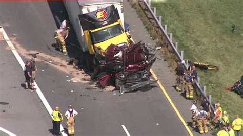 Fatal Crash In Maryland Involving At Least 4 Tractor Trailers