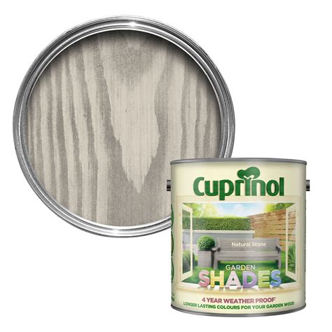 Cuprinol Garden Shades Natural Stone Matt Wood Paint 2 5l Departments Diy At Bandq