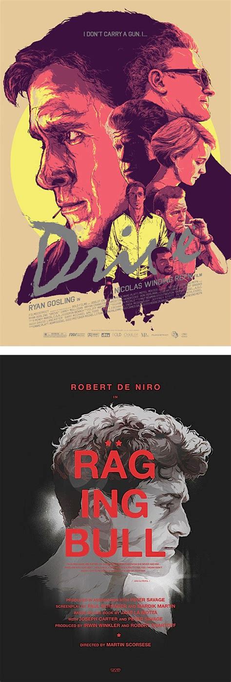 Vector Movie Posters By Grzegorz Domaradzki Graphic Design Visual Graphic Composition Mixer