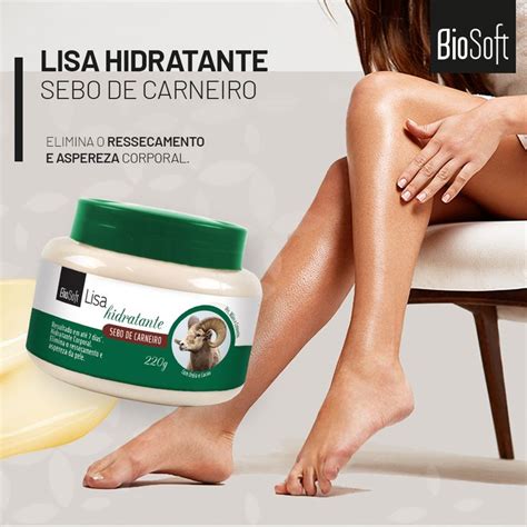 Creme Sebo de Carneiro Bio Soft ação nutritiva e hidratante o